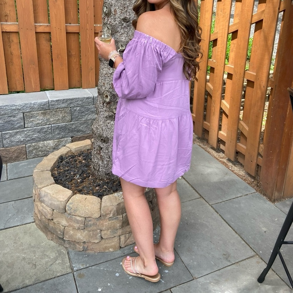 Off the shoulder dress